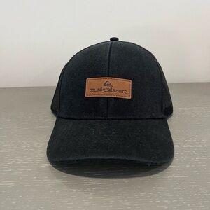 Quiksilver Black Trucker Hat NWT